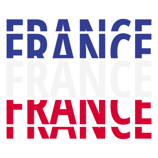 França repetiu letras Desenho PNG