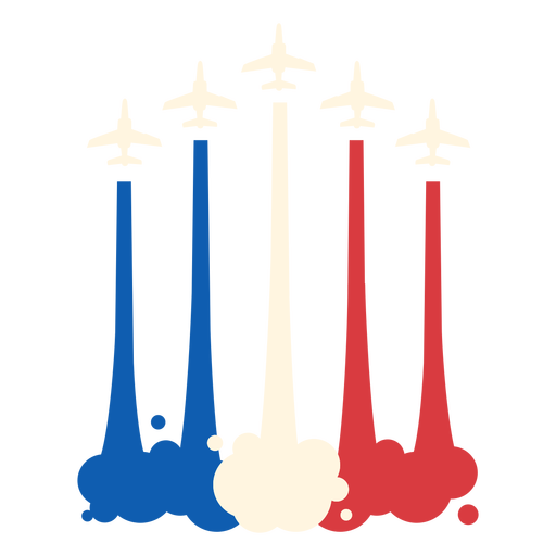 Celebração da Bastilha da Força Aérea Francesa Desenho PNG