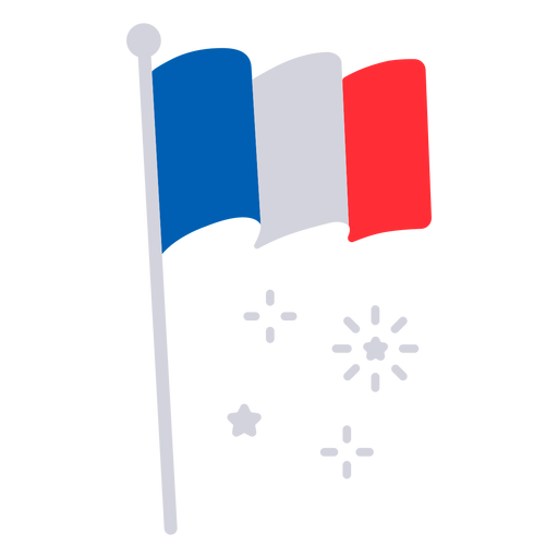 Bandeira francesa da Bastilha plana