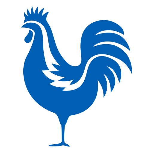 Gallo francés Bastille recortado Diseño PNG