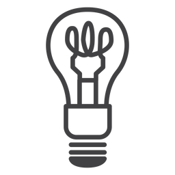 Curso de lâmpada incandescente Desenho PNG