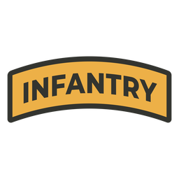 Infantry patch badge PNG Design Transparent PNG