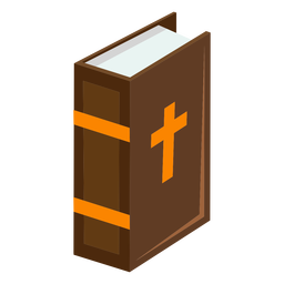 Isometric standing Bible flat Transparent PNG