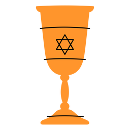 Kiddush cup Shabat plano Desenho PNG