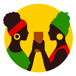 Kikombe cha Umoja Kwanzaa Wohnung PNG-Design