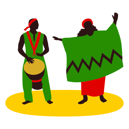 Piso de baile de tambor Kwanzaa