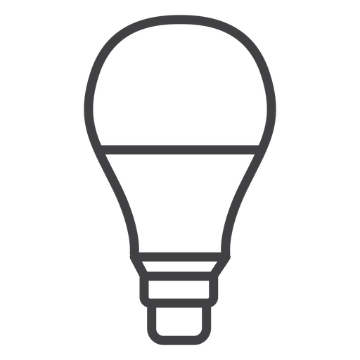 LED-Glühbirnenhub PNG-Design