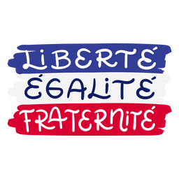 Liberte Egalite Fraternite Lettering PNG & SVG Design For T-Shirts