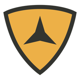 Militärisches Dreiecksabzeichen PNG-Design