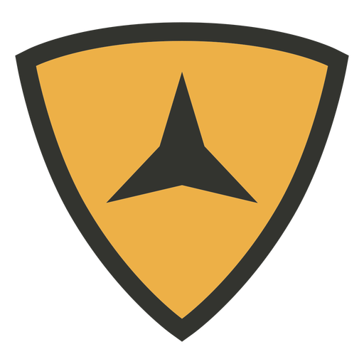 Milit?risches Dreiecksabzeichen PNG-Design