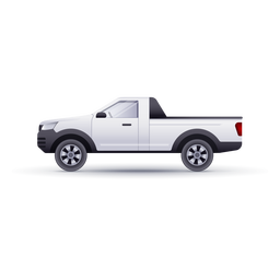 Pick-up side realistic PNG Design