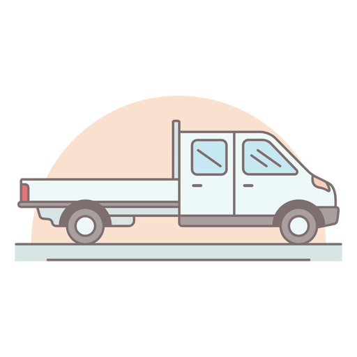 Pick-up-Truck-Farbstrich PNG-Design