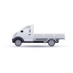 Pick-up truck side realistic PNG Design