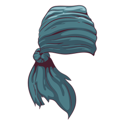 Ilustração do lenço de cabeça de pirata Desenho PNG