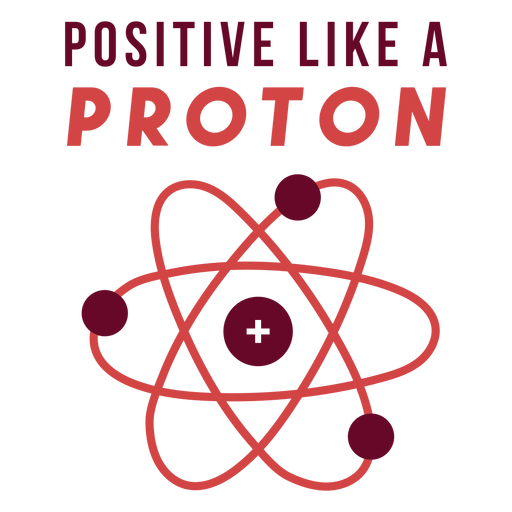 Abzeichen für positiven Protonenhub PNG-Design