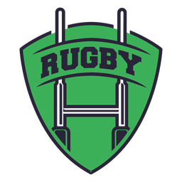 Insignia de poste de rugby Transparent PNG