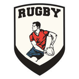 Rugby Shield Player Badge PNG & SVG Design For T-Shirts