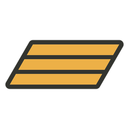 Straight lines patch badge PNG Design