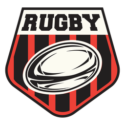 Striped Rugby Badge Png & Svg Design For T-shirts