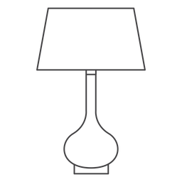 Table lamp line art