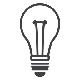 Curso de lâmpada de filamento de tungstênio Desenho PNG