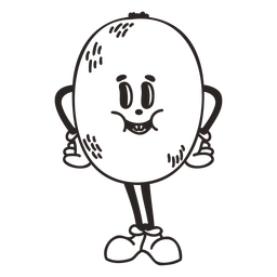 12_Fruits_RetroCartoon_Vinyl - 16 Diseño PNG