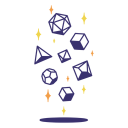 Würfel rollen - 12 PNG-Design