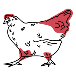 Animales FlatWashInk - 3 Diseño PNG