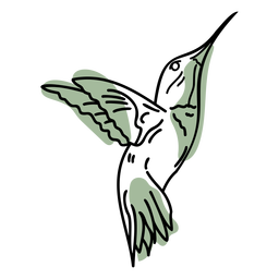 Animales FlatWashInk - 7 Diseño PNG