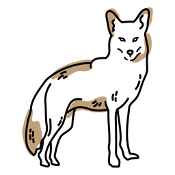 Animales FlatWashInk - 41 Diseño PNG