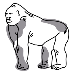 Animals FlatWashInk - 68 Desenho PNG