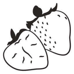 Comida de morango Desenho PNG