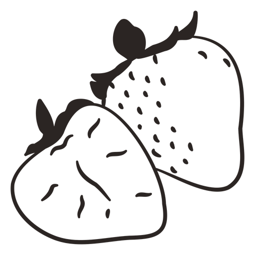 Erdbeerfruchtnahrung PNG-Design