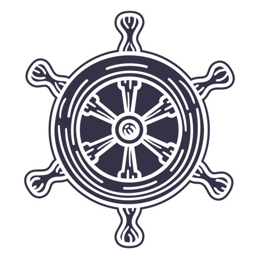 Ships rudder steering PNG Design