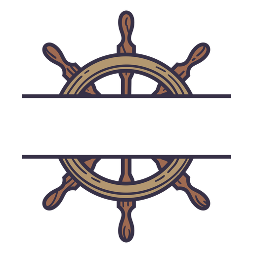 Etiqueta do leme do navio Desenho PNG