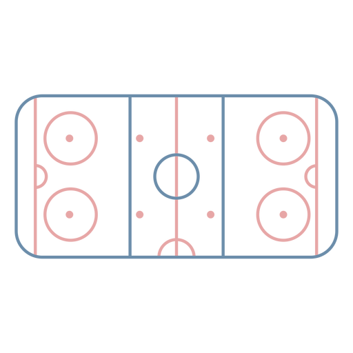 Hockey court sport PNG Design