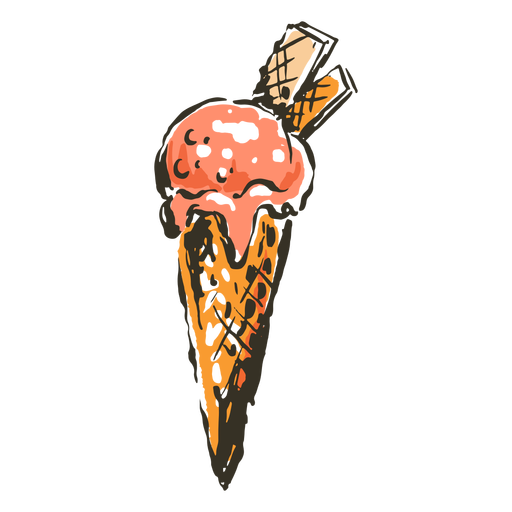 Ice cream cone dessert