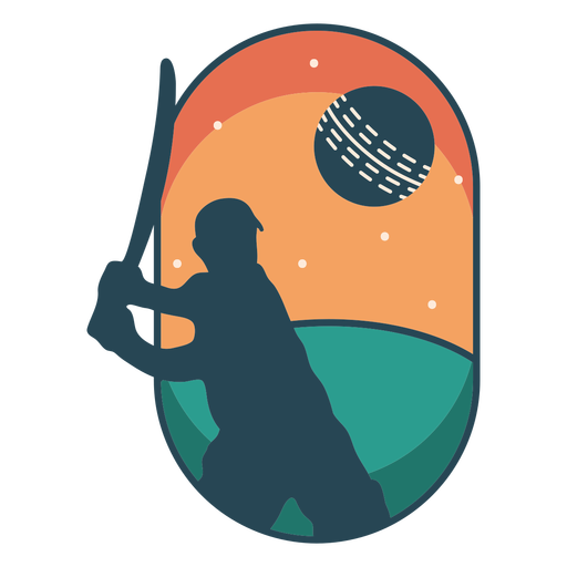 Cricket Sport Spieler Abzeichen