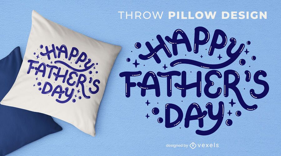 Diseño de almohada para el día del padre. Diseño de almohada para el día del padre.