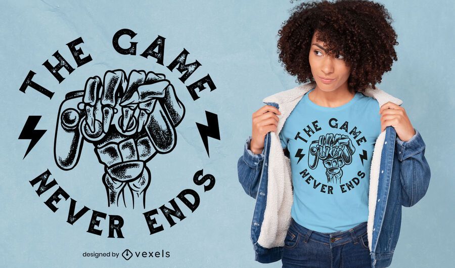 Design engraçado de t-shirt com citações de jogos Design engraçado de t-shirt com citações de jogos