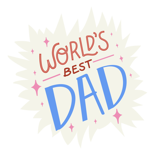 Father´s day lettering PNG Design