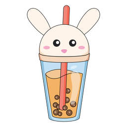 BubbleTeaAnimals - 1 Desenho PNG