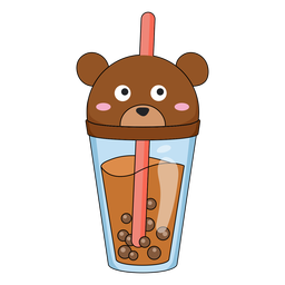 BubbleTeaAnimals - 4 PNG-Design