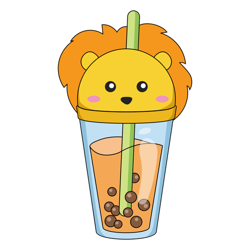 BubbleTeaAnimals - 10 Diseño PNG