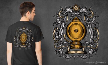 School bell t-shirt design