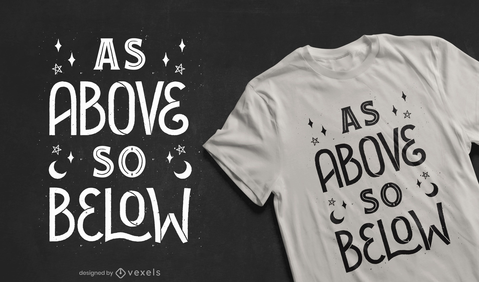 As above so below quote t-shirt design