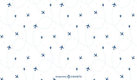 Patrón de línea de vuelo de avión Patrón de línea de vuelo de avión