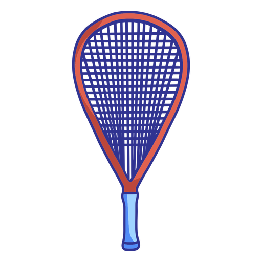 Fronton racket color stroke PNG Design