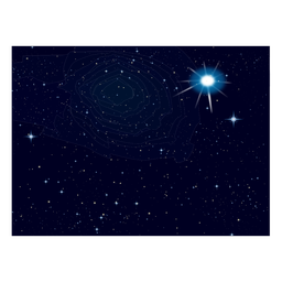 Space night sky star