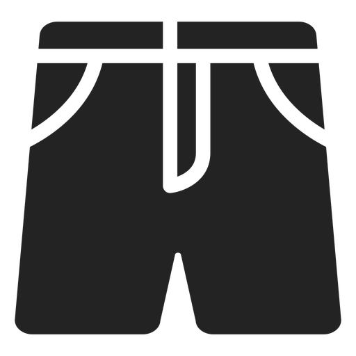 Beach shorts cut out PNG Design